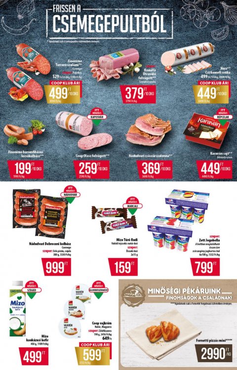 COOP Alföld akciós újság