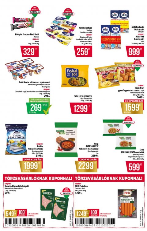 COOP Alföld akciós újság