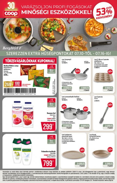 COOP Alföld akciós újság