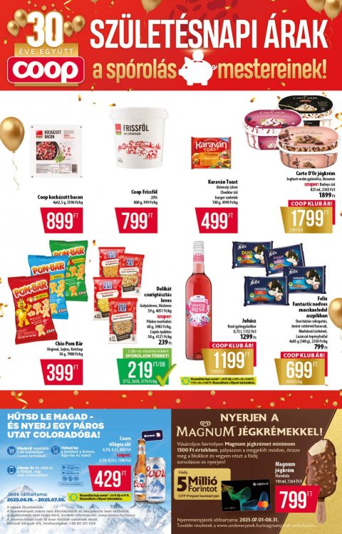 COOP Alföld akciós újság