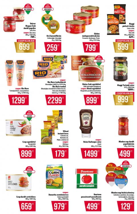 COOP Alföld akciós újság