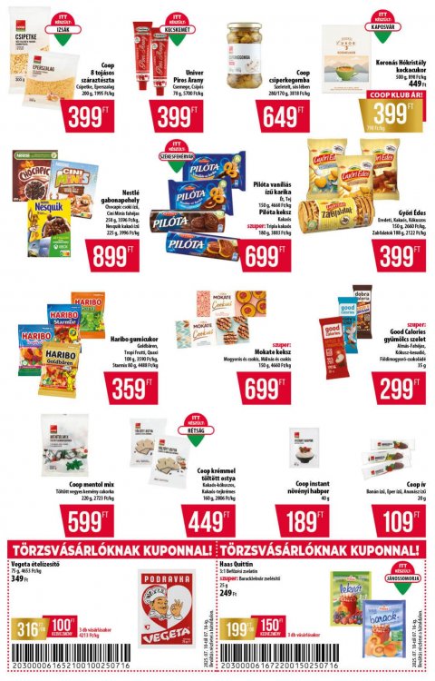 COOP Alföld akciós újság