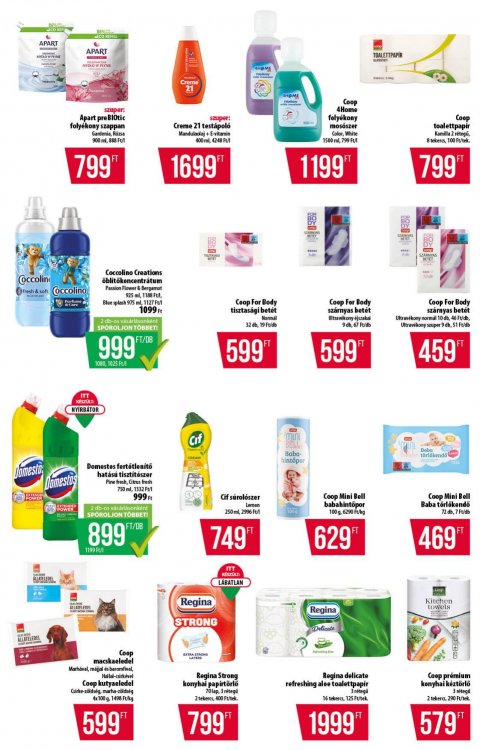 COOP Alföld akciós újság