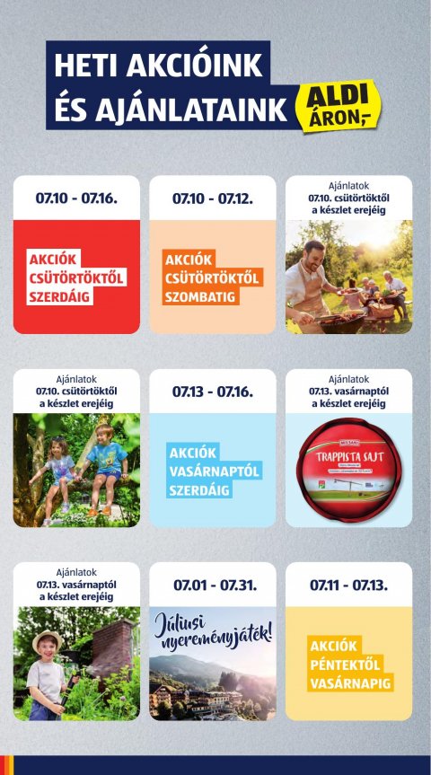 ALDI akciós újság