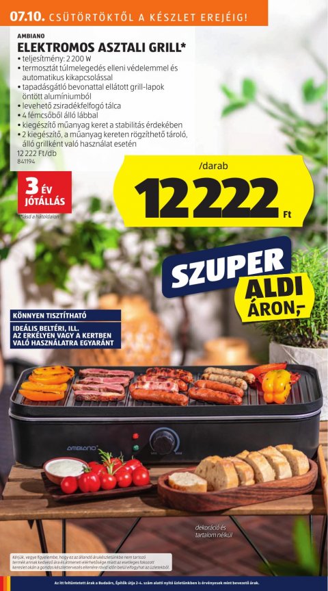 ALDI akciós újság