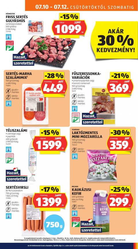 ALDI akciós újság