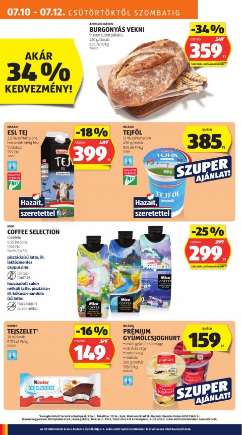 ALDI akciós újság