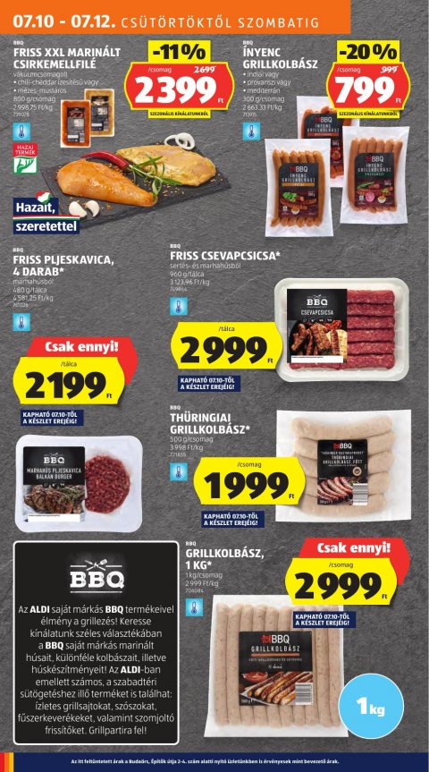 ALDI akciós újság