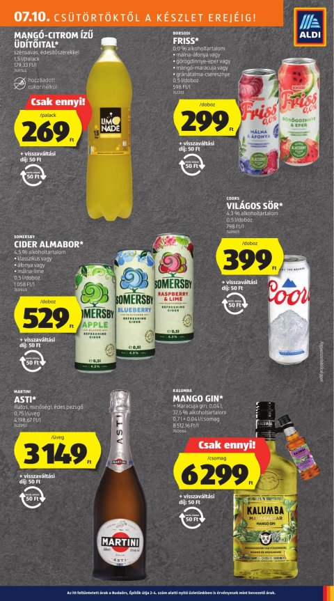 ALDI akciós újság