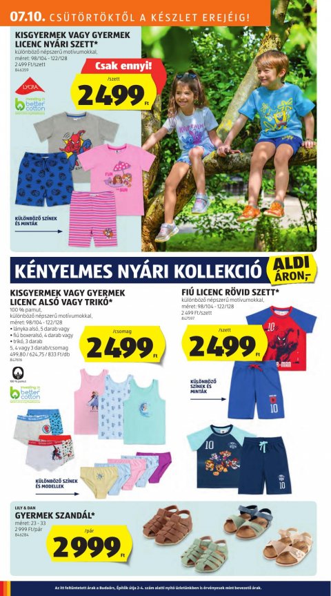 ALDI akciós újság