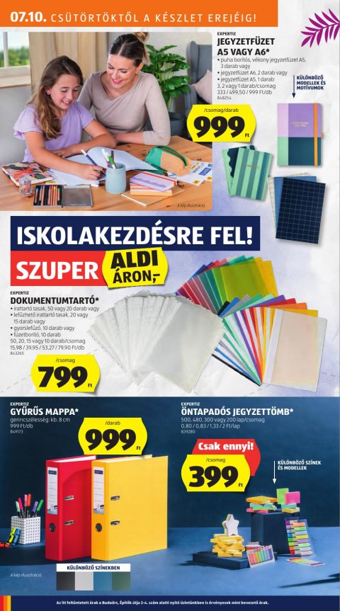 ALDI akciós újság