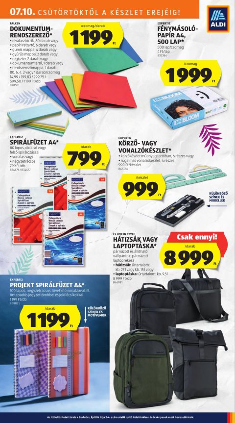 ALDI akciós újság