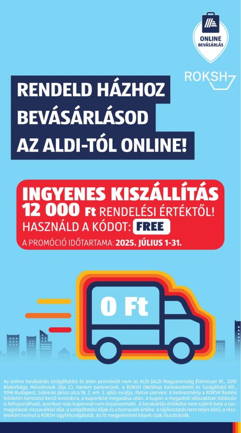 ALDI akciós újság