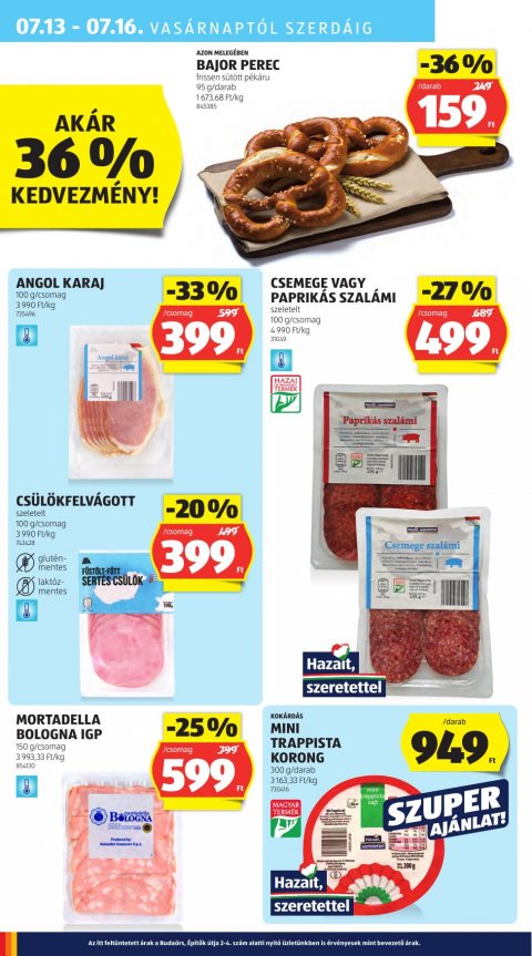 ALDI akciós újság