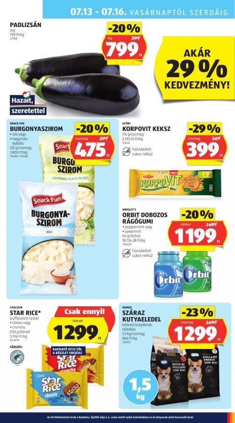 ALDI akciós újság