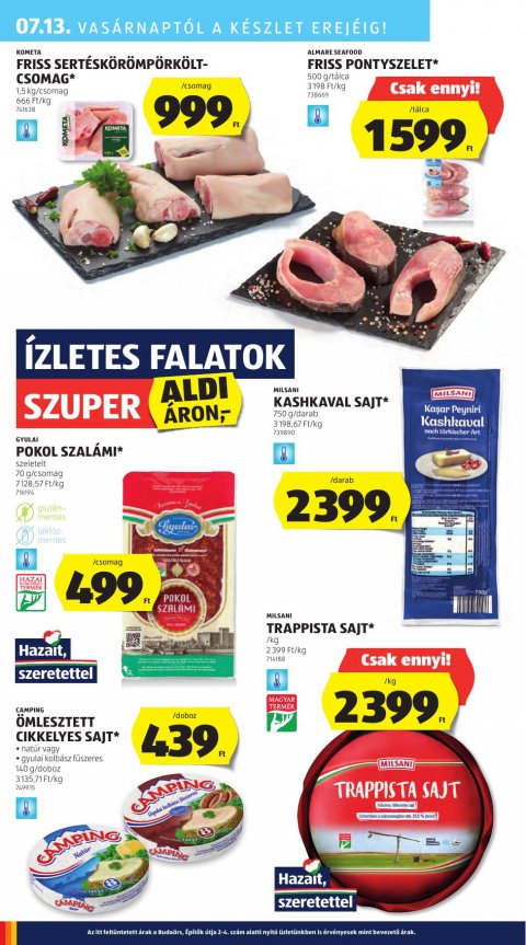 ALDI akciós újság