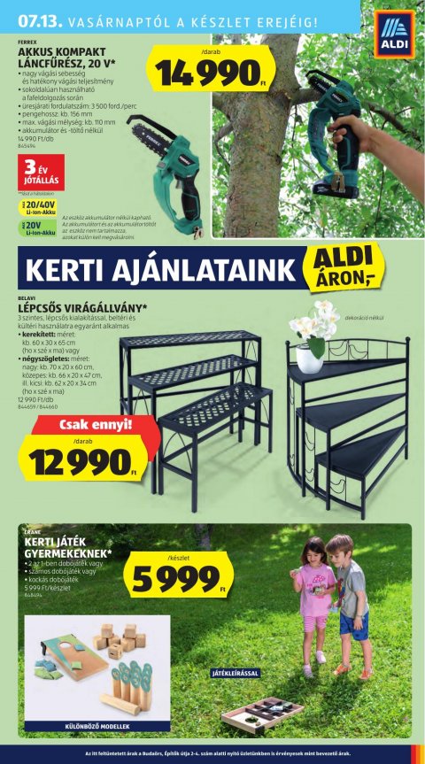 ALDI akciós újság