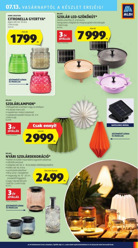 ALDI akciós újság