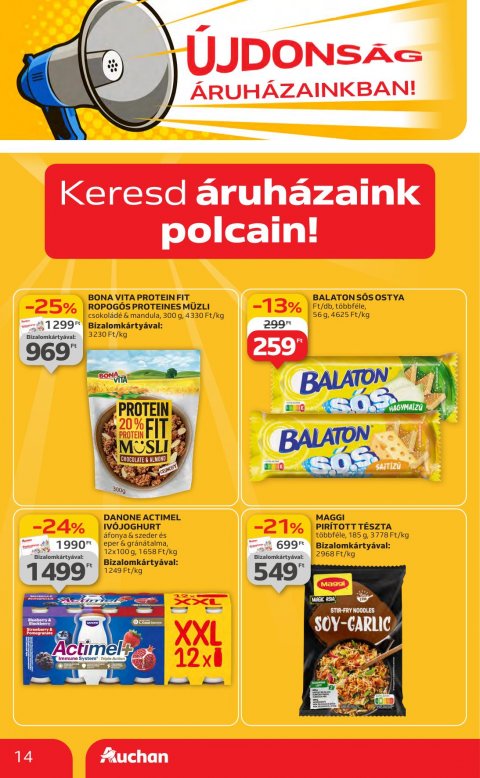 AUCHAN Hipermarket akciós újság