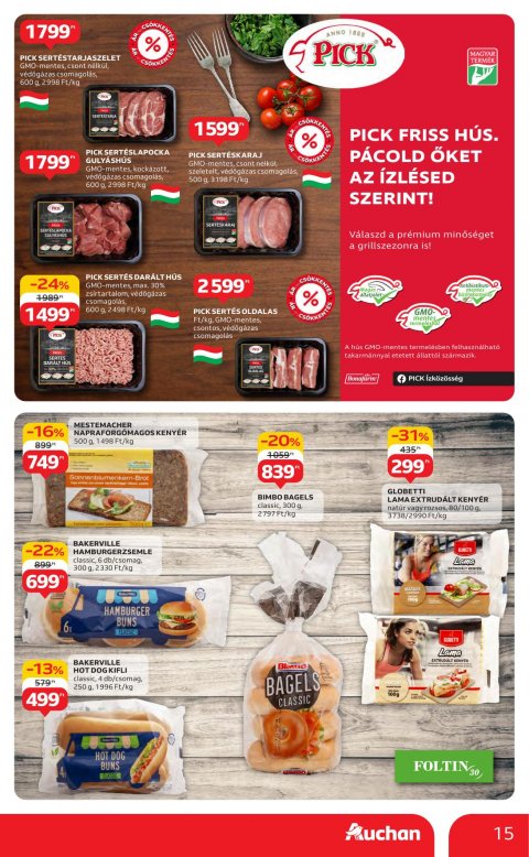 AUCHAN Hipermarket akciós újság