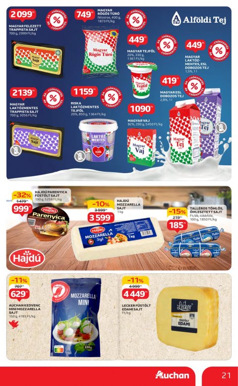 AUCHAN Hipermarket akciós újság