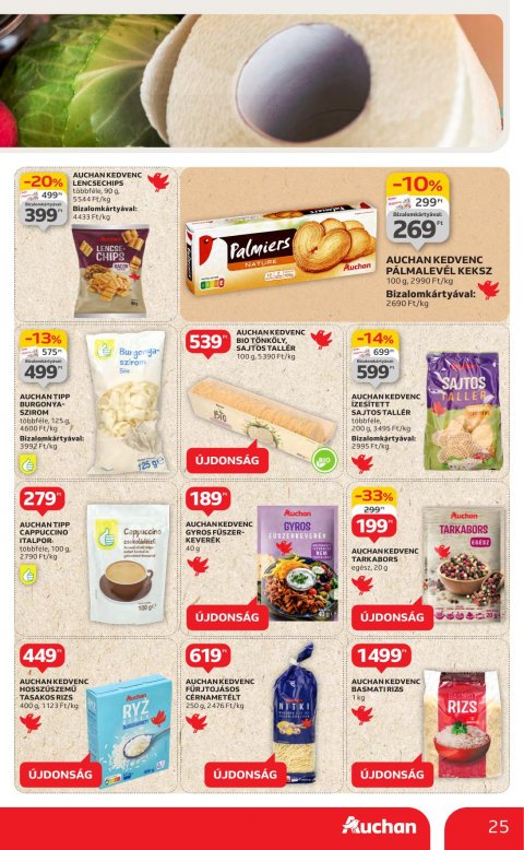AUCHAN Hipermarket akciós újság
