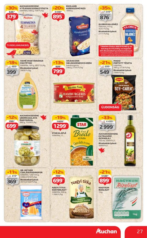 AUCHAN Hipermarket akciós újság
