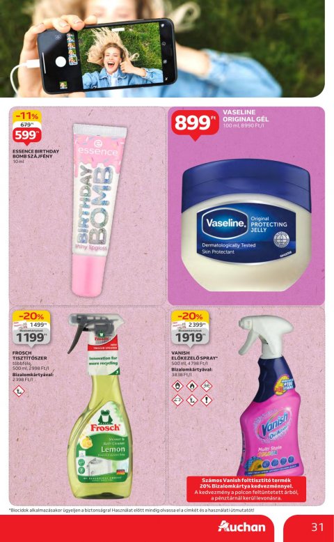 AUCHAN Hipermarket akciós újság