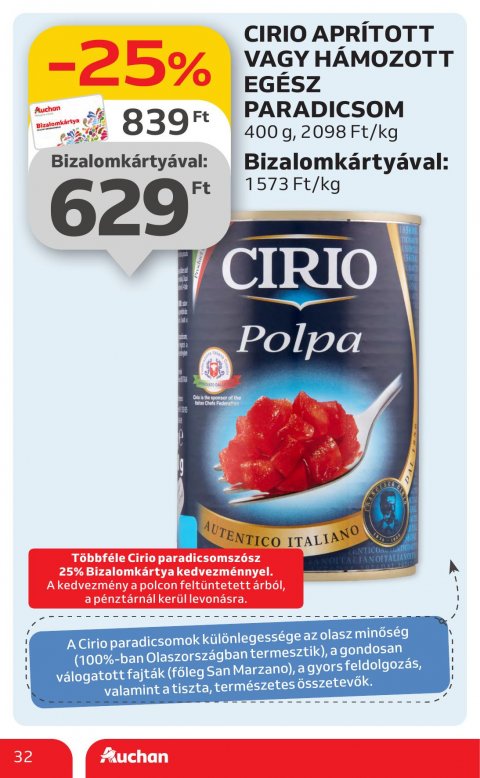 AUCHAN Hipermarket akciós újság