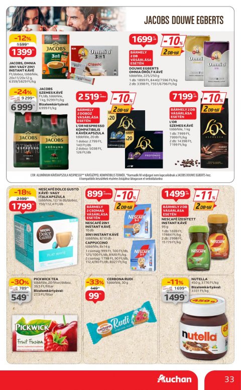AUCHAN Hipermarket akciós újság