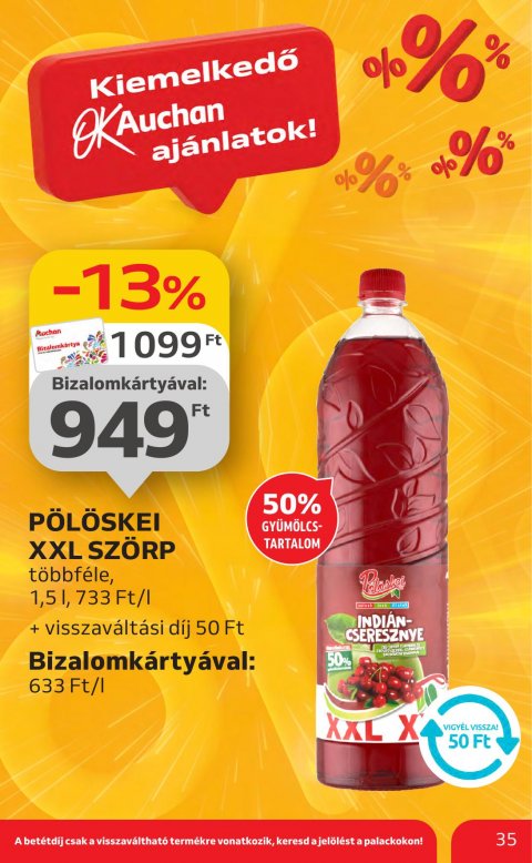 AUCHAN Hipermarket akciós újság
