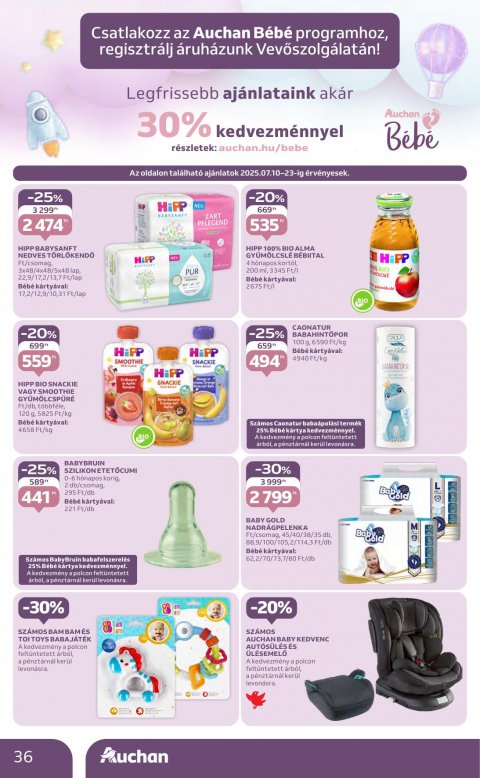 AUCHAN Hipermarket akciós újság