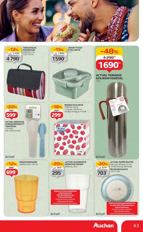 AUCHAN Hipermarket akciós újság