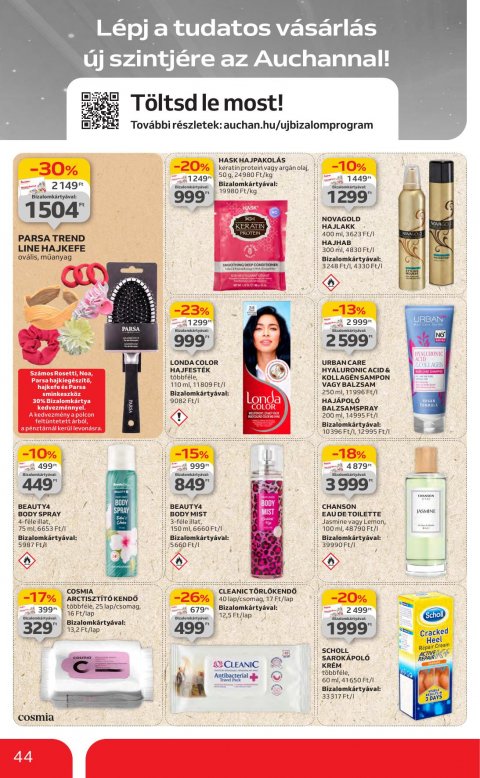AUCHAN Hipermarket akciós újság