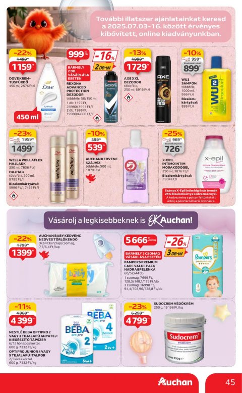 AUCHAN Hipermarket akciós újság