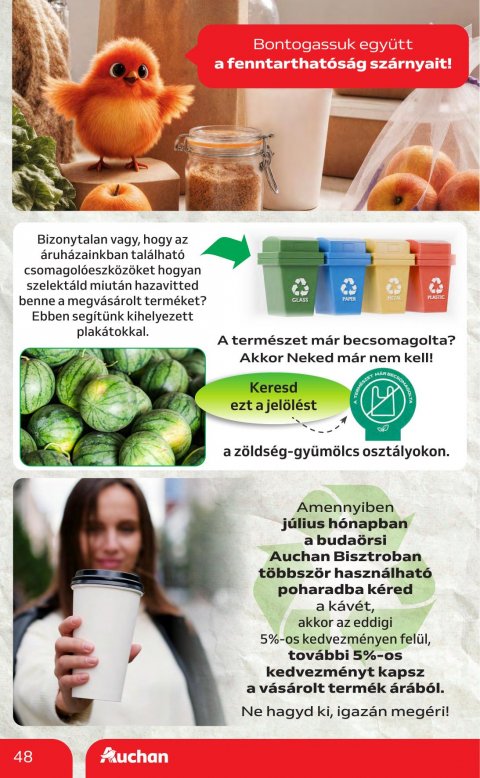 AUCHAN Hipermarket akciós újság