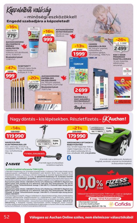 AUCHAN Hipermarket akciós újság
