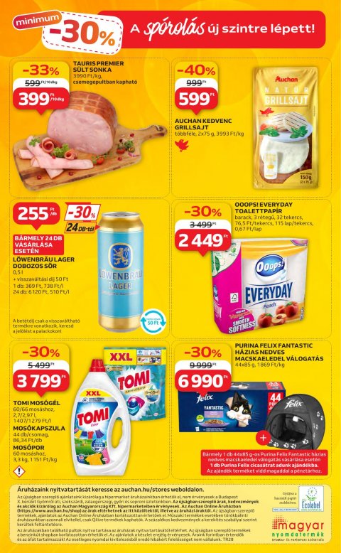 AUCHAN Hipermarket akciós újság