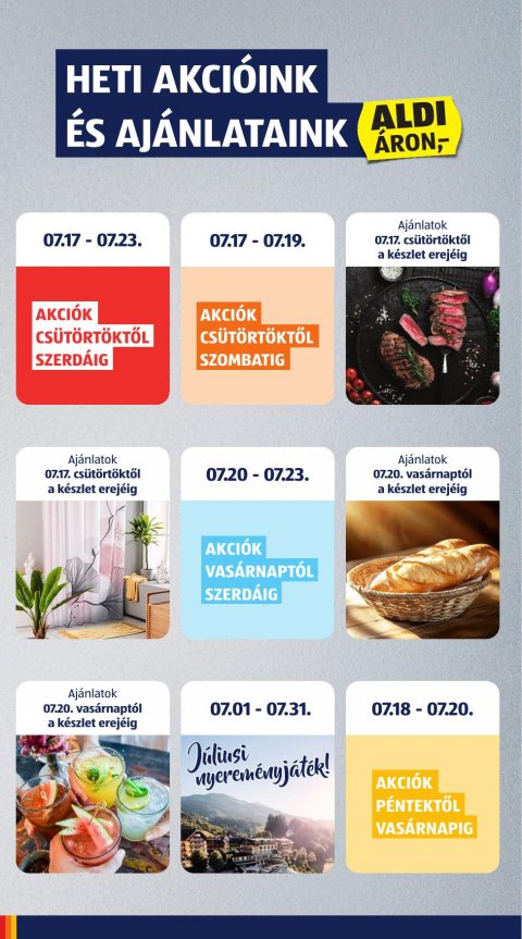 ALDI akciós újság