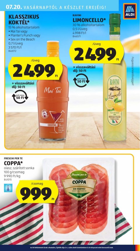 ALDI akciós újság