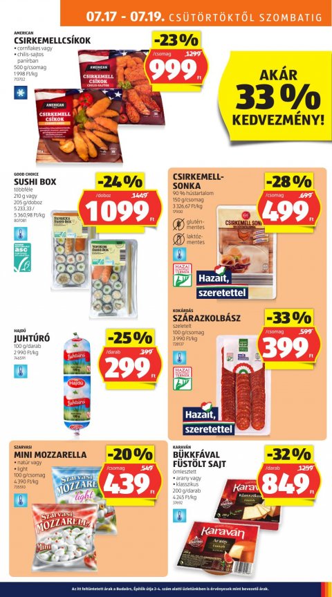 ALDI akciós újság