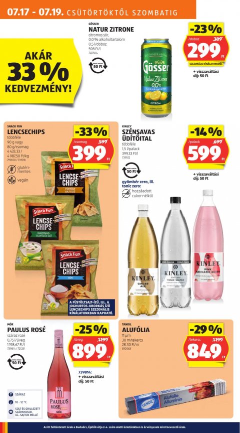 ALDI akciós újság