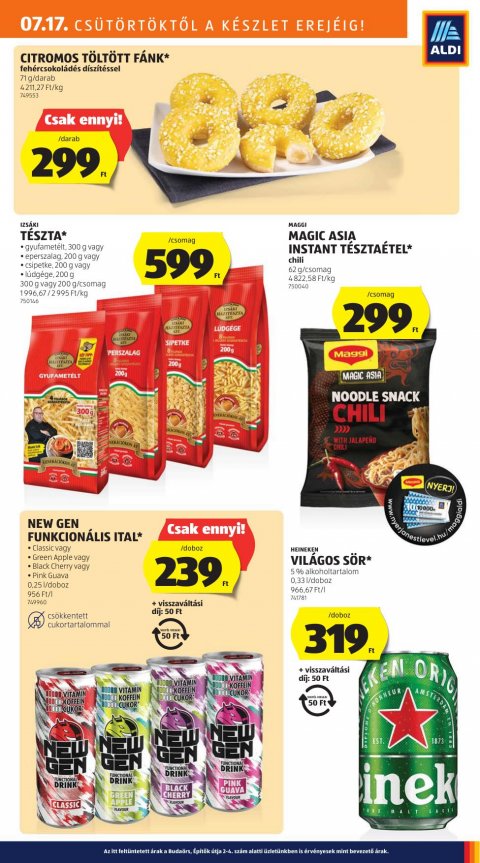 ALDI akciós újság