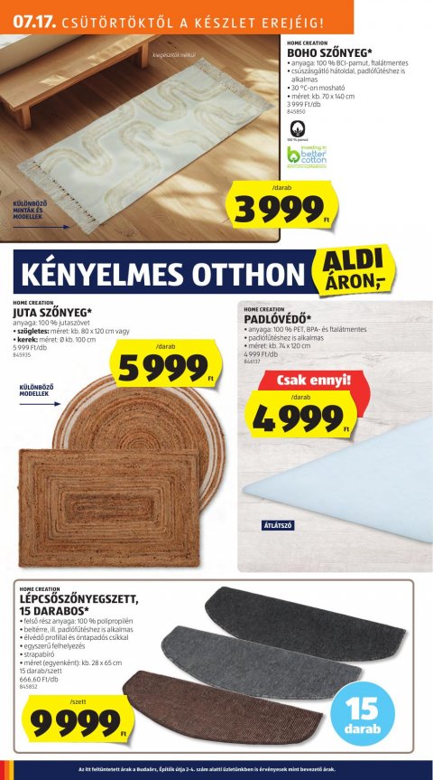 ALDI akciós újság