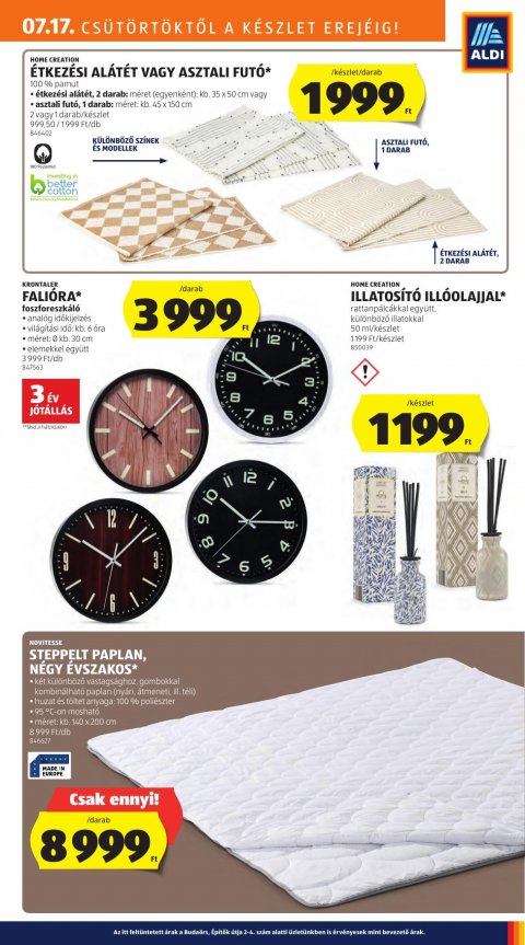 ALDI akciós újság