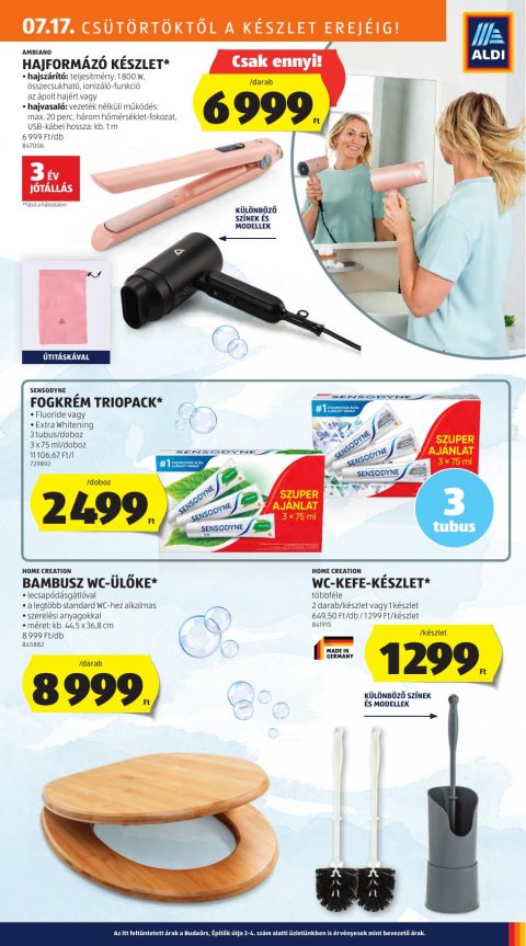 ALDI akciós újság