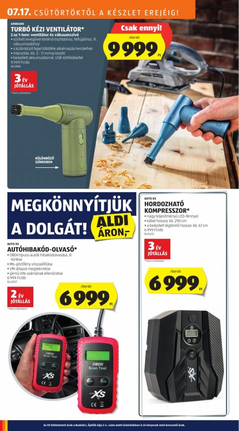 ALDI akciós újság