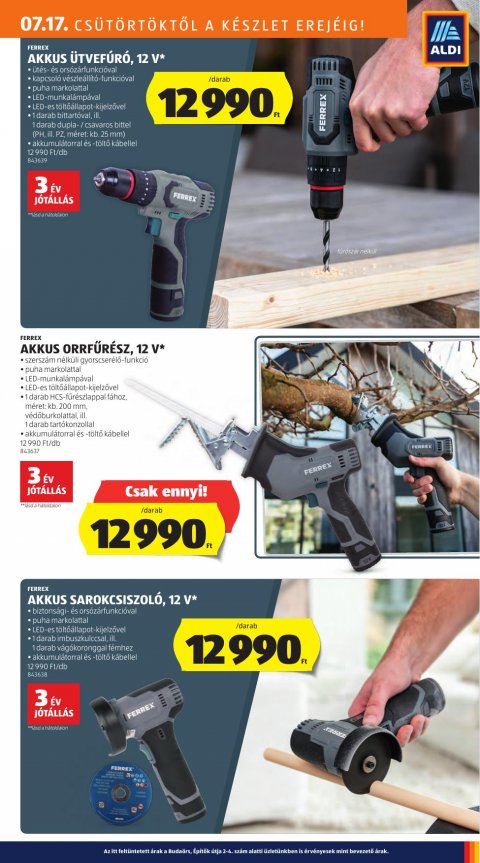 ALDI akciós újság