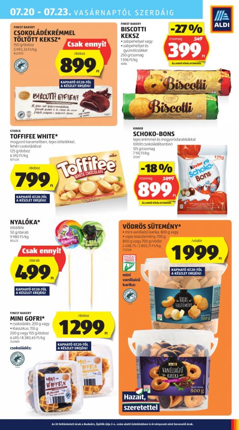 ALDI akciós újság