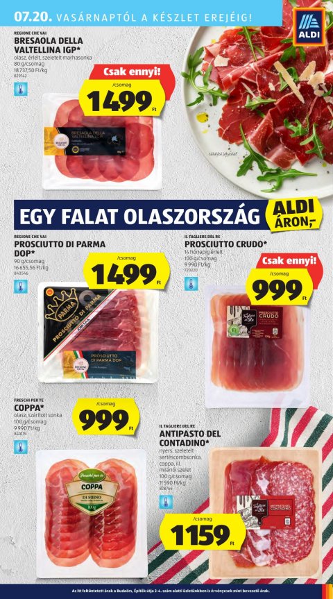 ALDI akciós újság